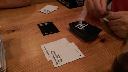 Cards Against Humanity: not for the faint of heart.